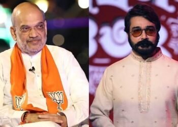 अमित शाह ने की अभिनेता प्रसेनजीत चटर्जी से मुलाकात