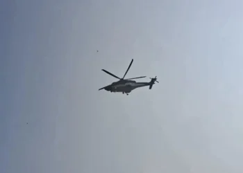 CM सम्राट चौधरी के हेलीकॉप्टर ने उड़ान के बाद कुछ मिनट हवा में लगाया चक्कर