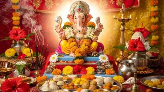 दुर्गापूजा से पहले गणेश पूजा का बढ़ता रंग