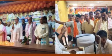 सेवा संकल्प अभियान के अंतर्गत निःशुल्क स्वास्थ्य, E C G एवं नेत्र जांच शिविर