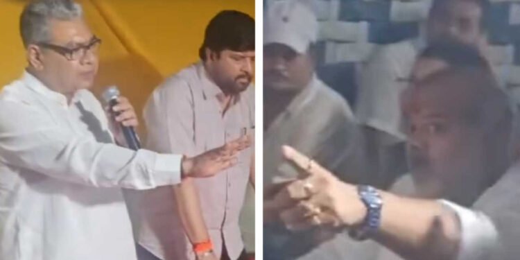 Uproar over 'extortion syndicate' at BJP meeting; MLA Piyush raises questions before Minister Sharadwat.