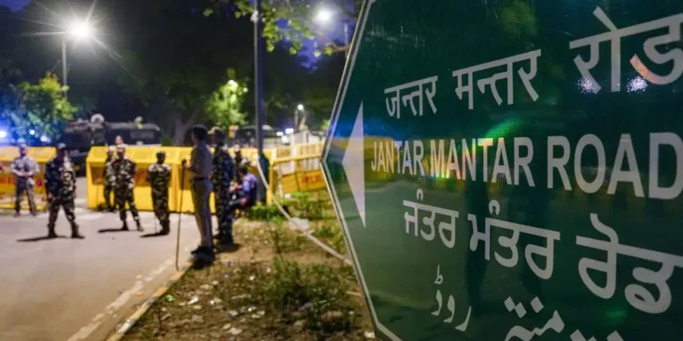 दिल्ली में जंतर-मंतर पर प्रदर्शन बंद, पुलिस ने चुने 3 नए स्थल
